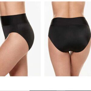 MiracleSuit Foldover Bikini Swim Bottom Size 14 NWT $84 Black